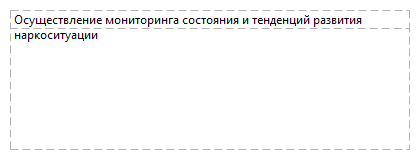 Осуществление мониторинга состояния и тенденций развития наркоситуации