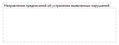 Направление предписаний об устранении выявленных нарушений