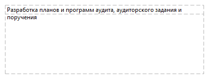 Разработка планов и программ аудита, аудиторского задания и поручения