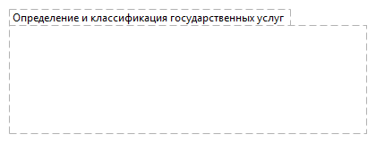 Определение и классификация государственных услуг 