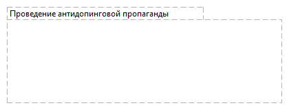 Проведение антидопинговой пропаганды