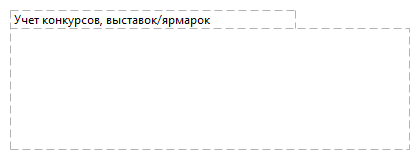 Учет конкурсов, выставок/ярмарок