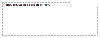 Прием имущества в собственность