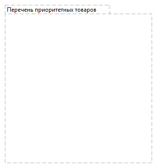 Перечень приоритетных товаров