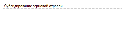 Субсидирование зерновой отрасли